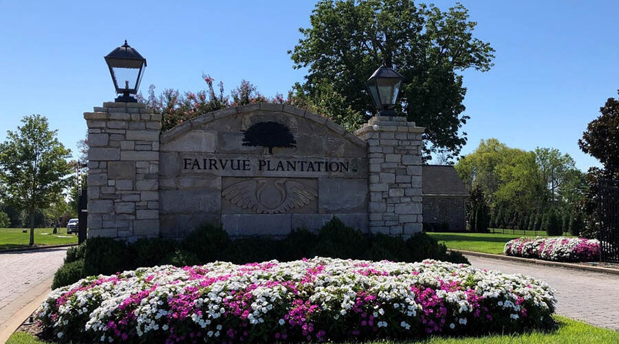Fairvue Plantation entrance